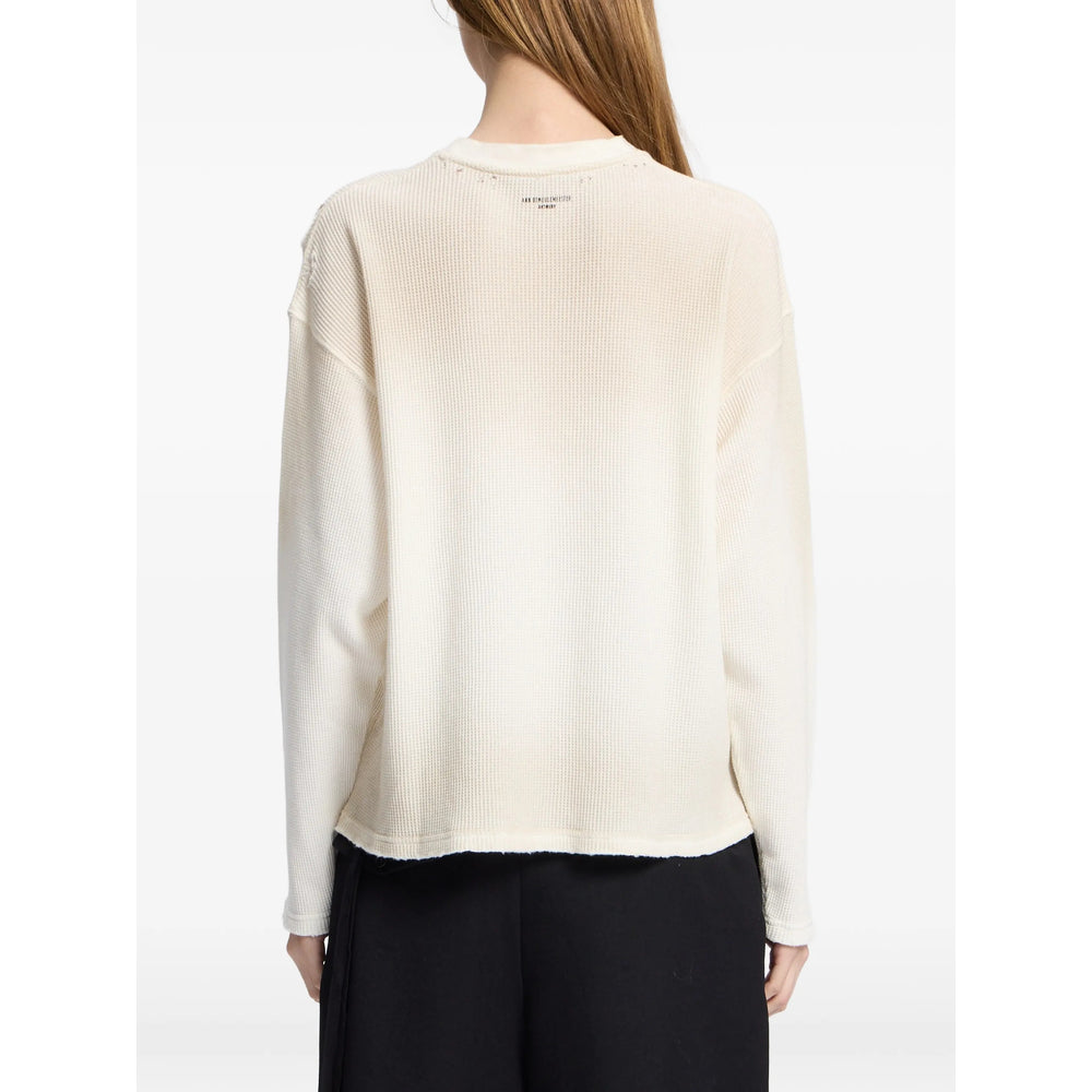 Ann Demeulemeester Neutrals Tops - T-Shirts & Jerseys Women ANN DEMEULEMEESTER