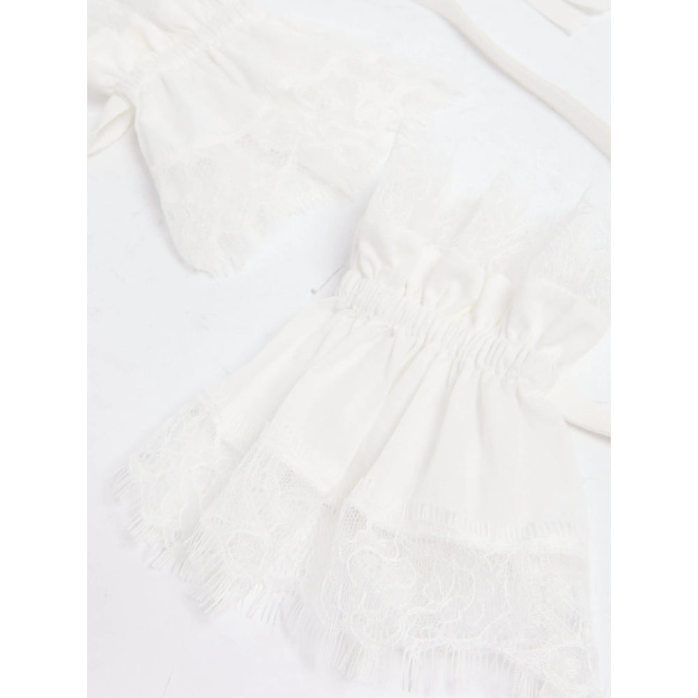 Ann Demeulemeester White Gloves Women ANN DEMEULEMEESTER