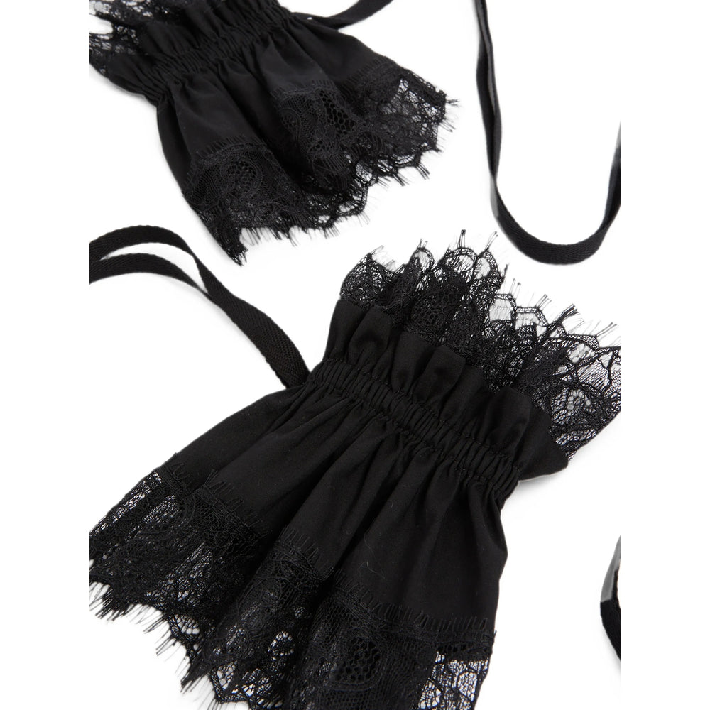 Ann Demeulemeester Black Gloves Women ANN DEMEULEMEESTER