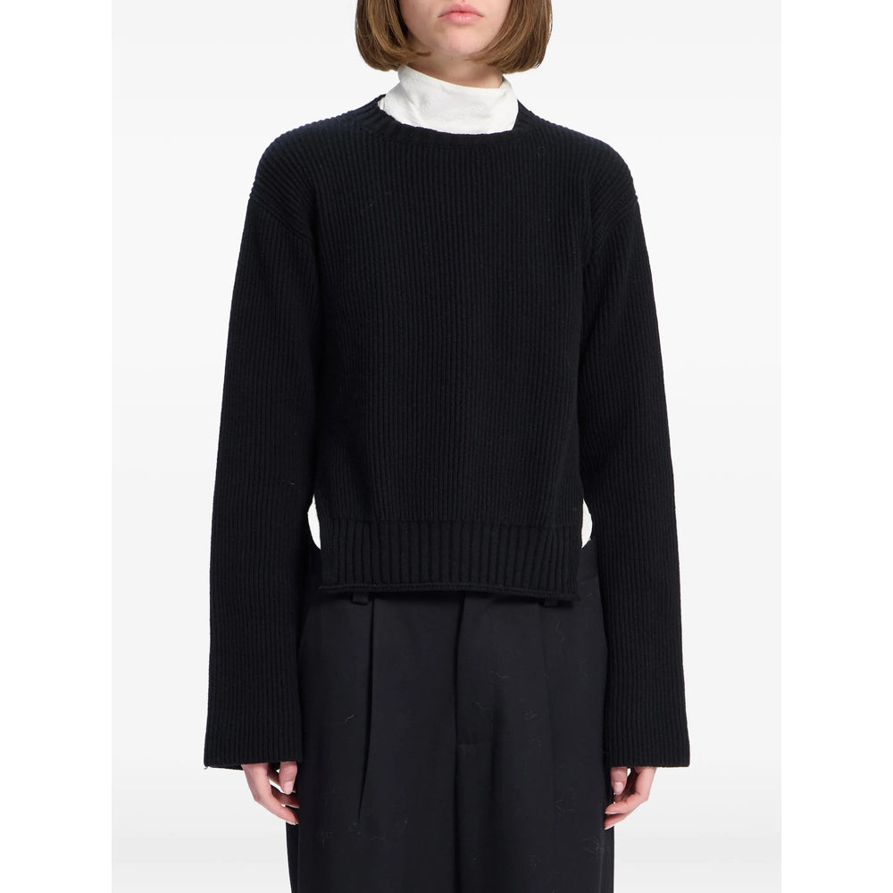 Ann Demeulemeester Black Knitwear - Jumpers Women ANN DEMEULEMEESTER