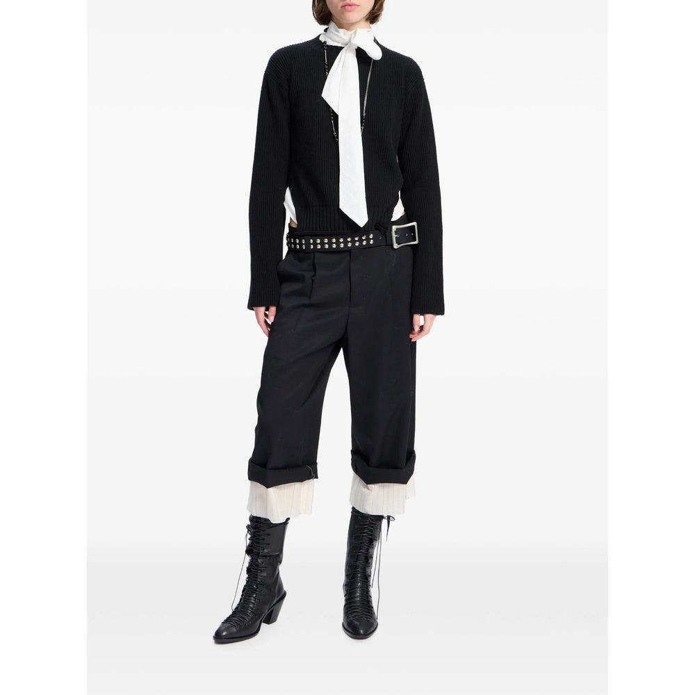 Ann Demeulemeester Black Knitwear - Jumpers Women ANN DEMEULEMEESTER