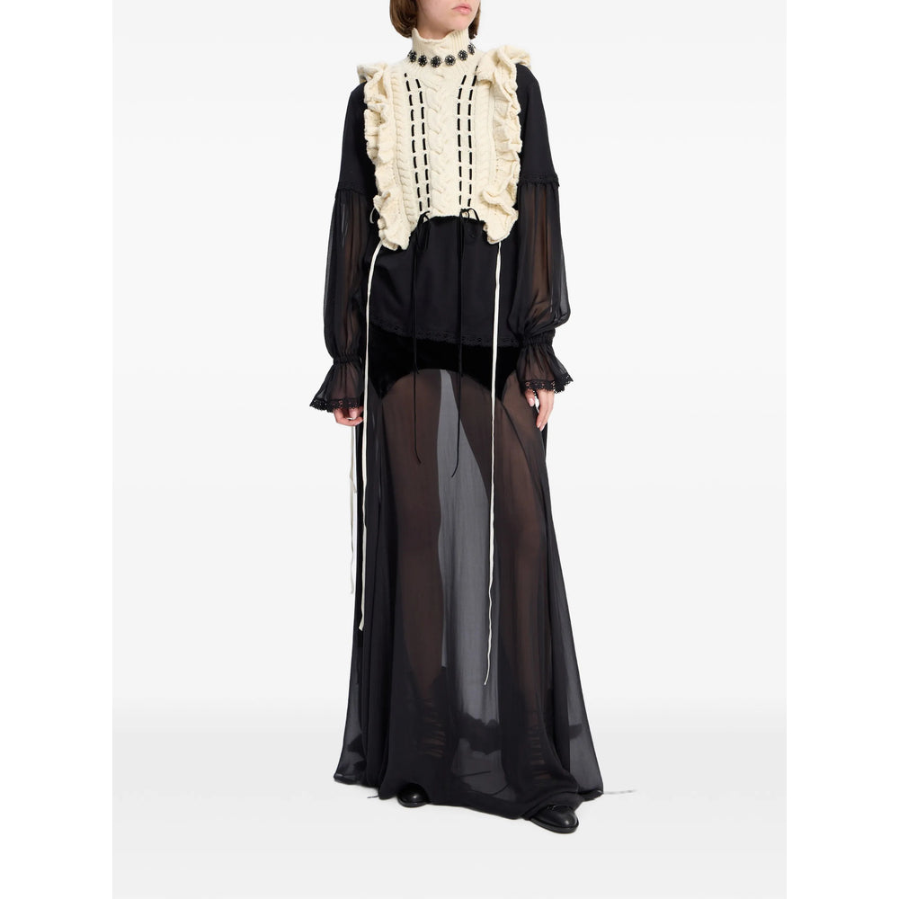 Ann Demeulemeester Black Tops - T-Shirts & Jerseys Women ANN DEMEULEMEESTER