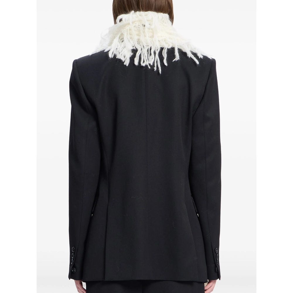 Ann Demeulemeester White Scarves Women ANN DEMEULEMEESTER
