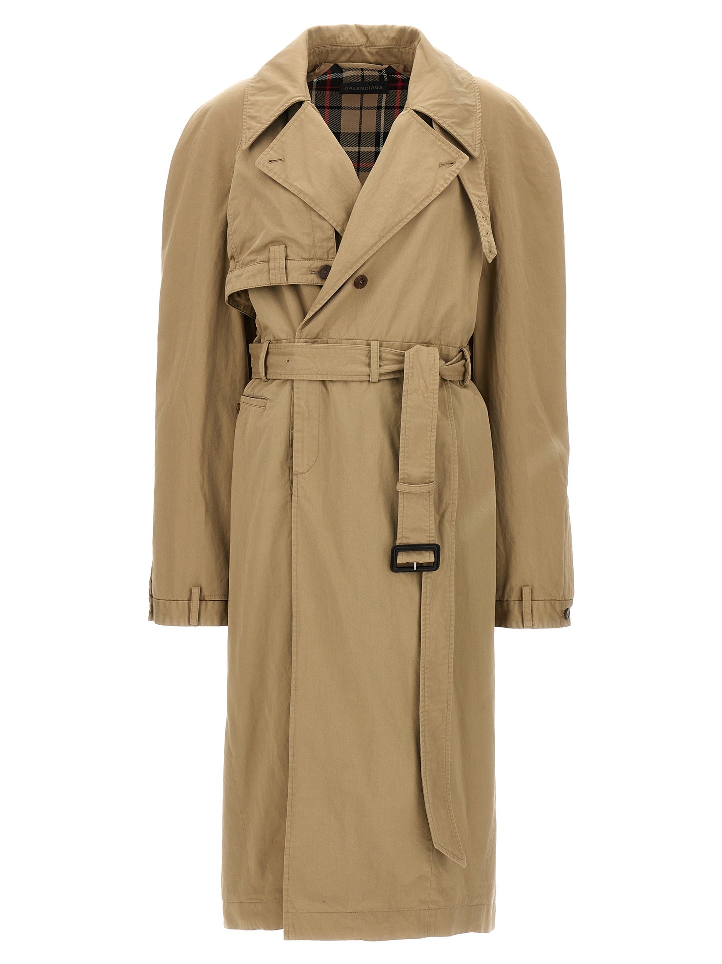 Balenciaga Women 'Deconstructed' Trench Coat BALENCIAGA
