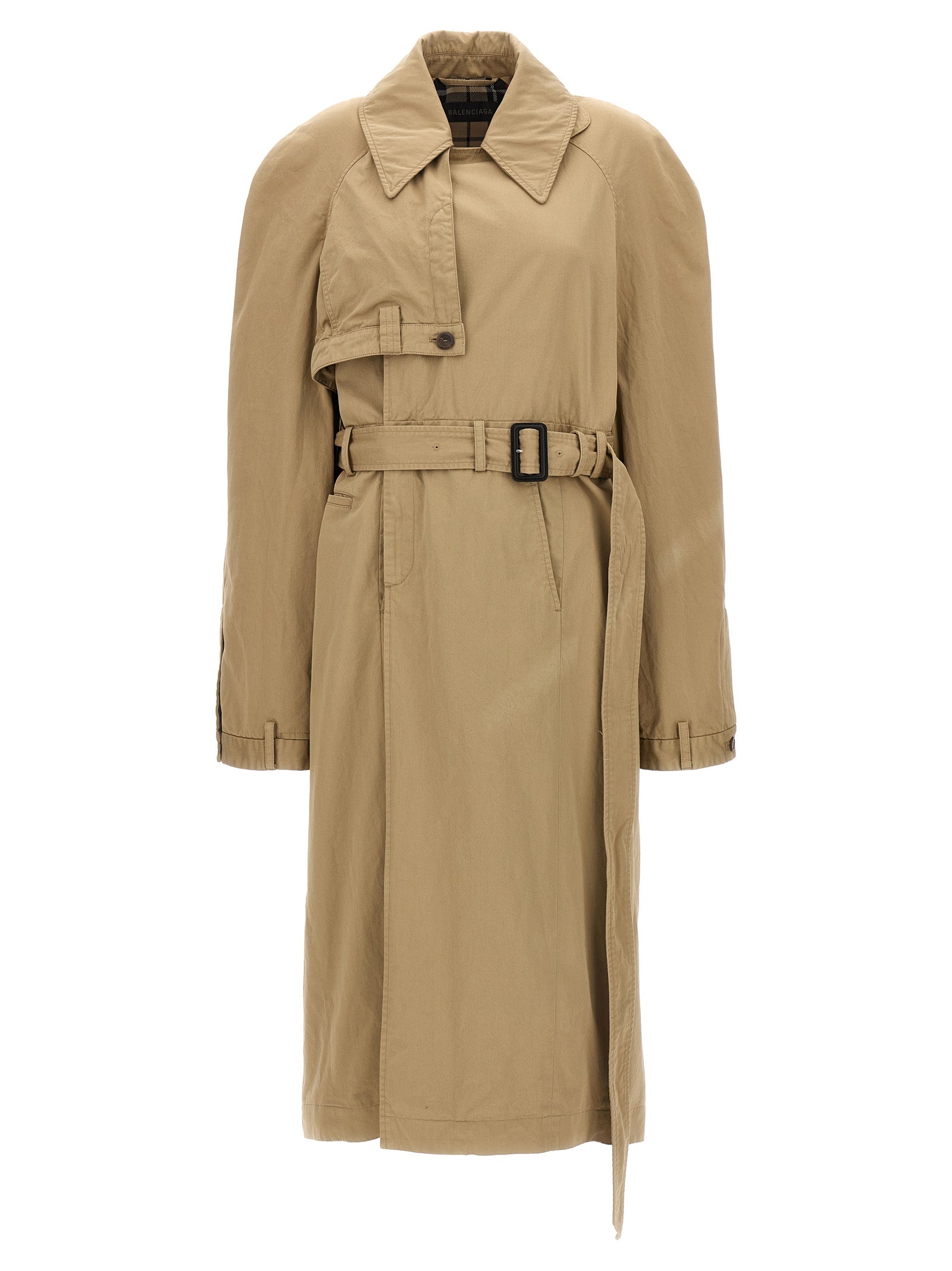 Balenciaga Women 'Deconstructed' Trench Coat BALENCIAGA