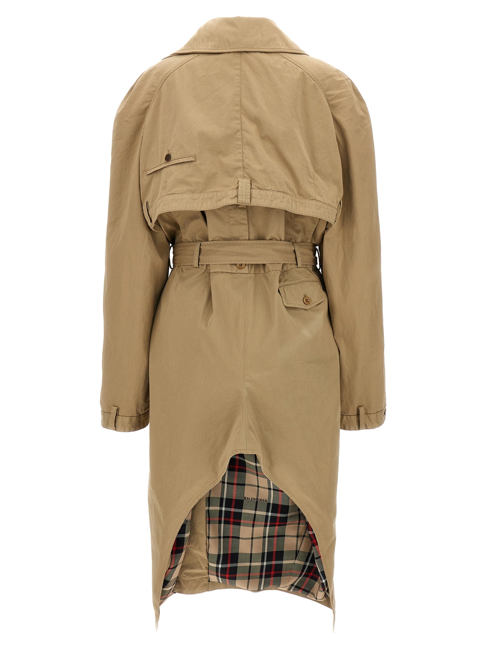 Balenciaga Women 'Deconstructed' Trench Coat BALENCIAGA