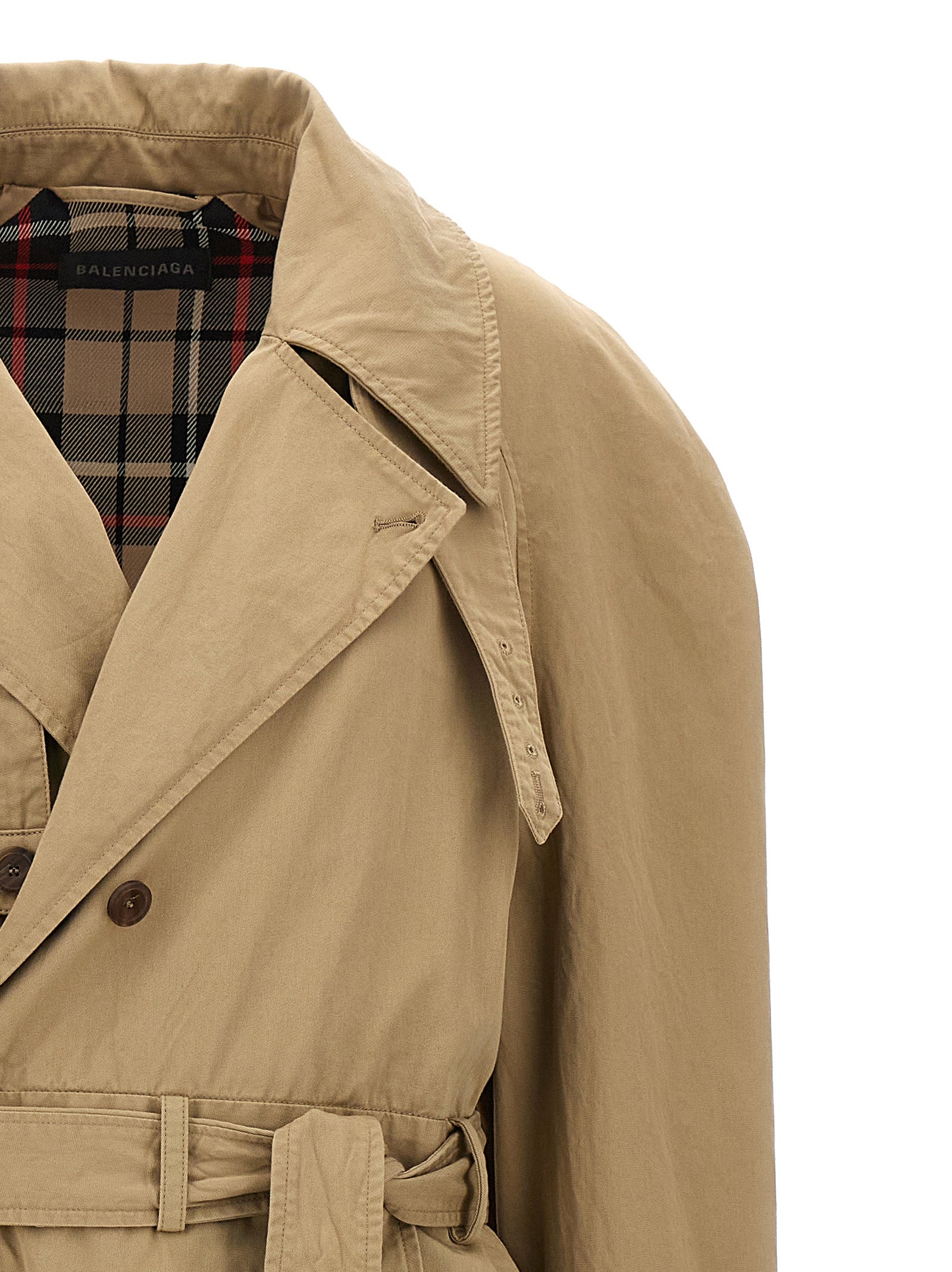 Balenciaga Women 'Deconstructed' Trench Coat BALENCIAGA