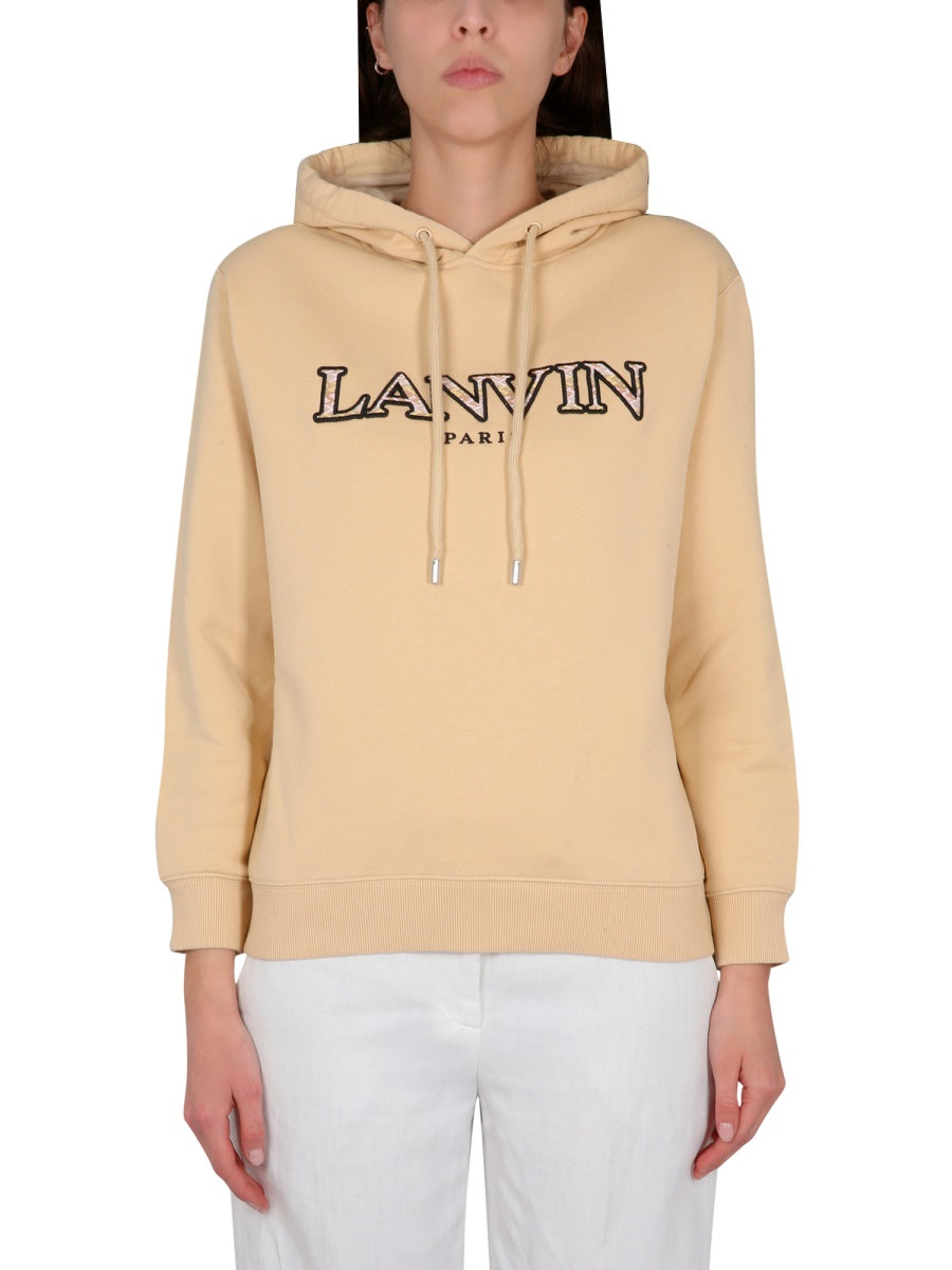 Lanvin Women Sweatshirt With Logo Embroidery LANVIN