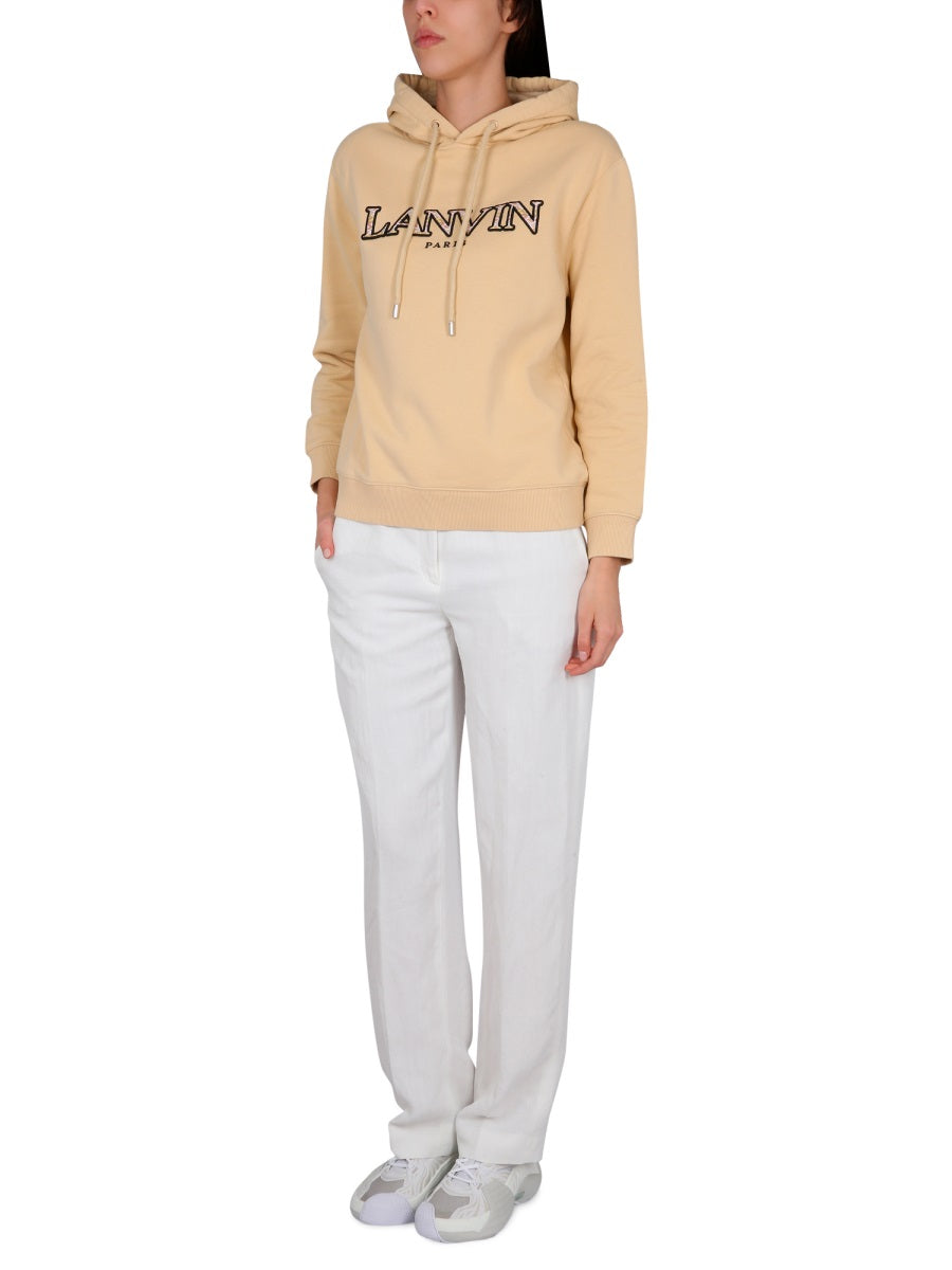 Lanvin Women Sweatshirt With Logo Embroidery LANVIN
