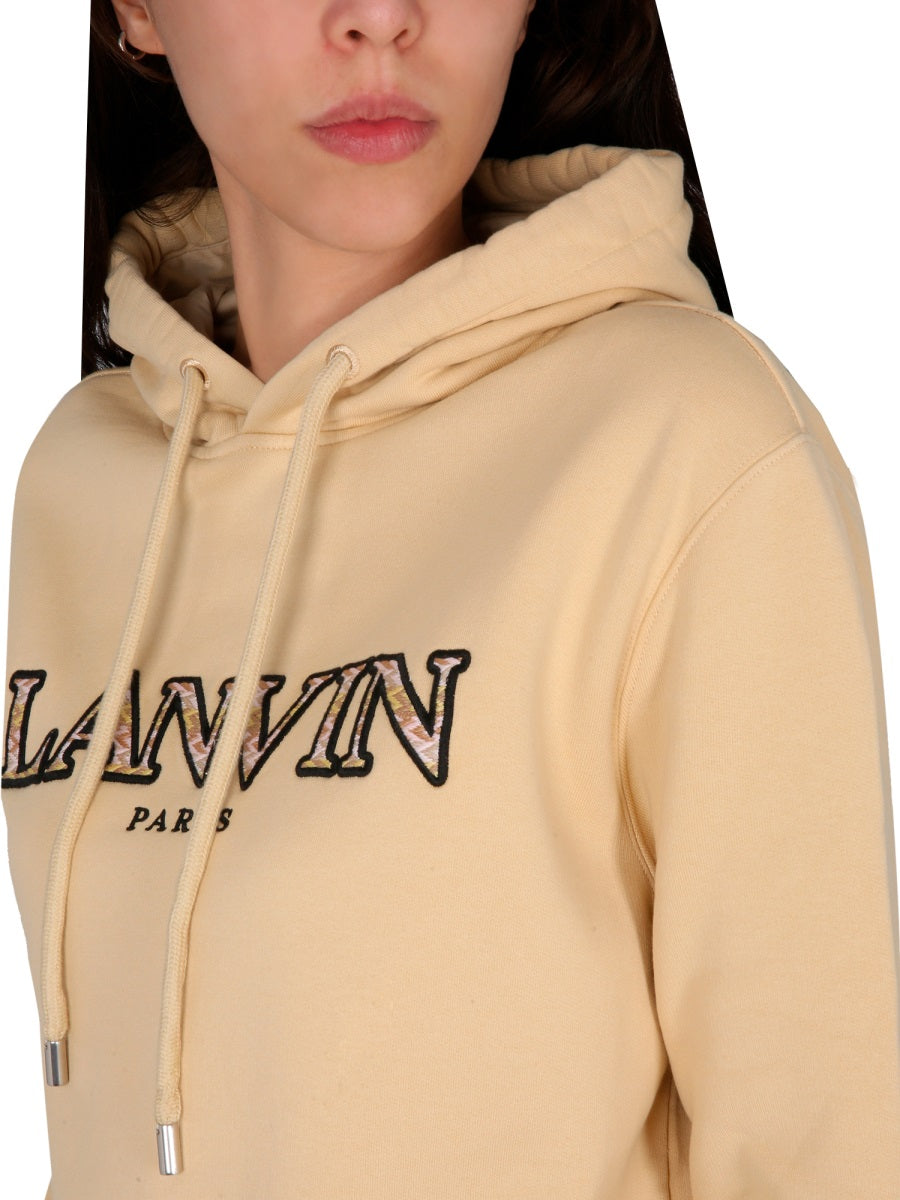 Lanvin Women Sweatshirt With Logo Embroidery LANVIN