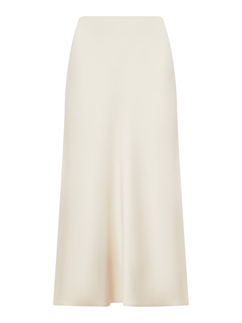 Brunello Cucinelli Women Pencil Fluid Skirt In Cady Satin BRUNELLO CUCINELLI