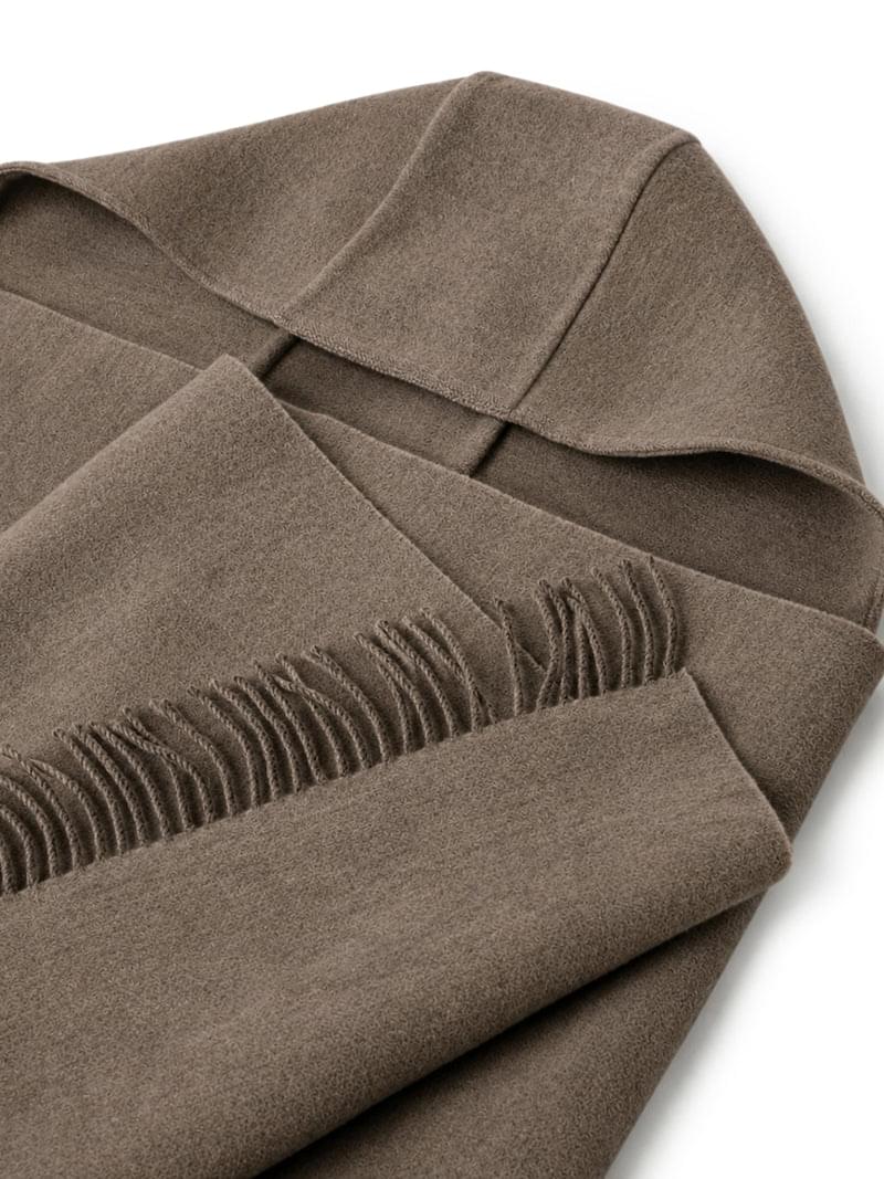 Brunello Cucinelli Women Wool And Cashmere Knit Scarf With Hood BRUNELLO CUCINELLI