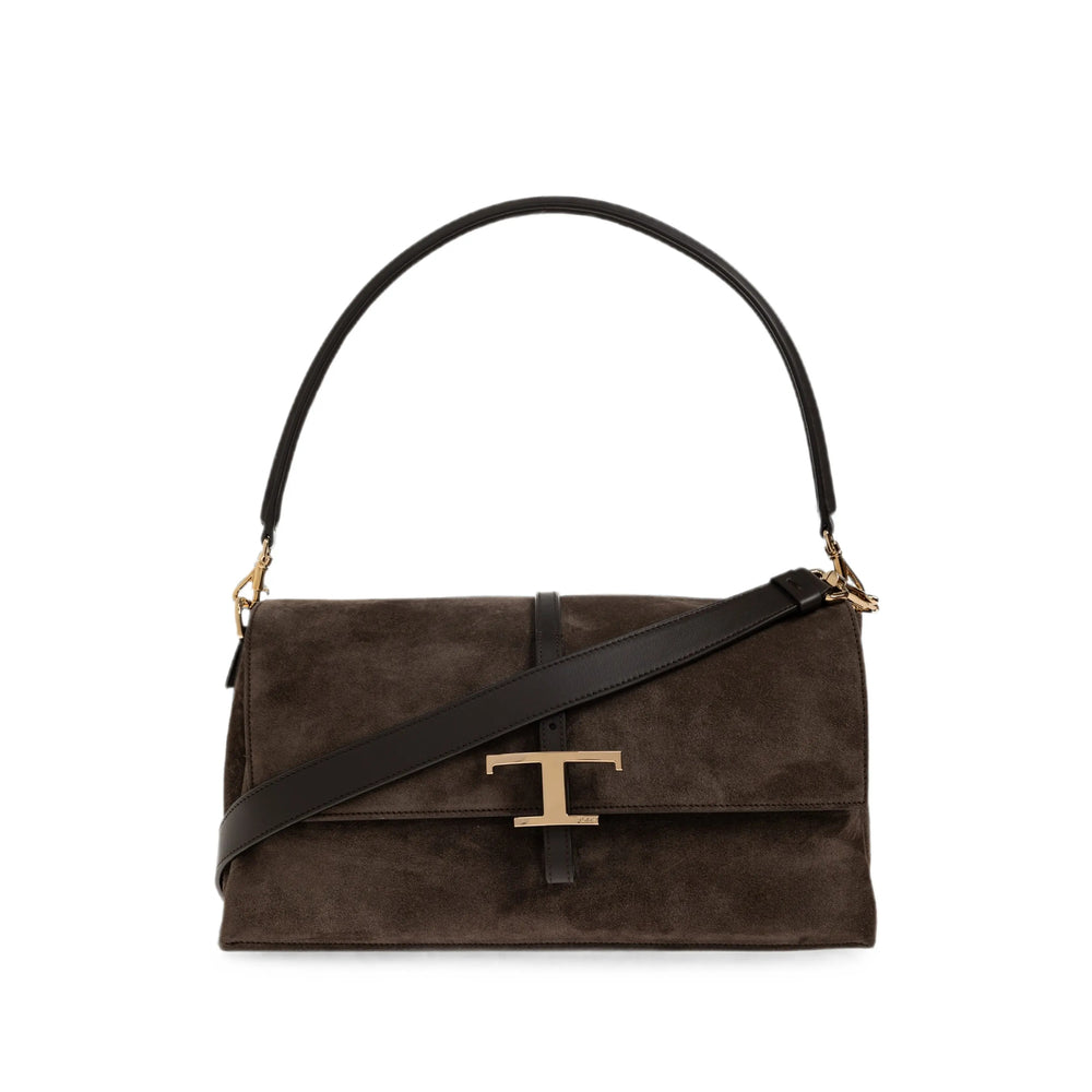 Tod's Brown Shoulder Bags Women TOD'S