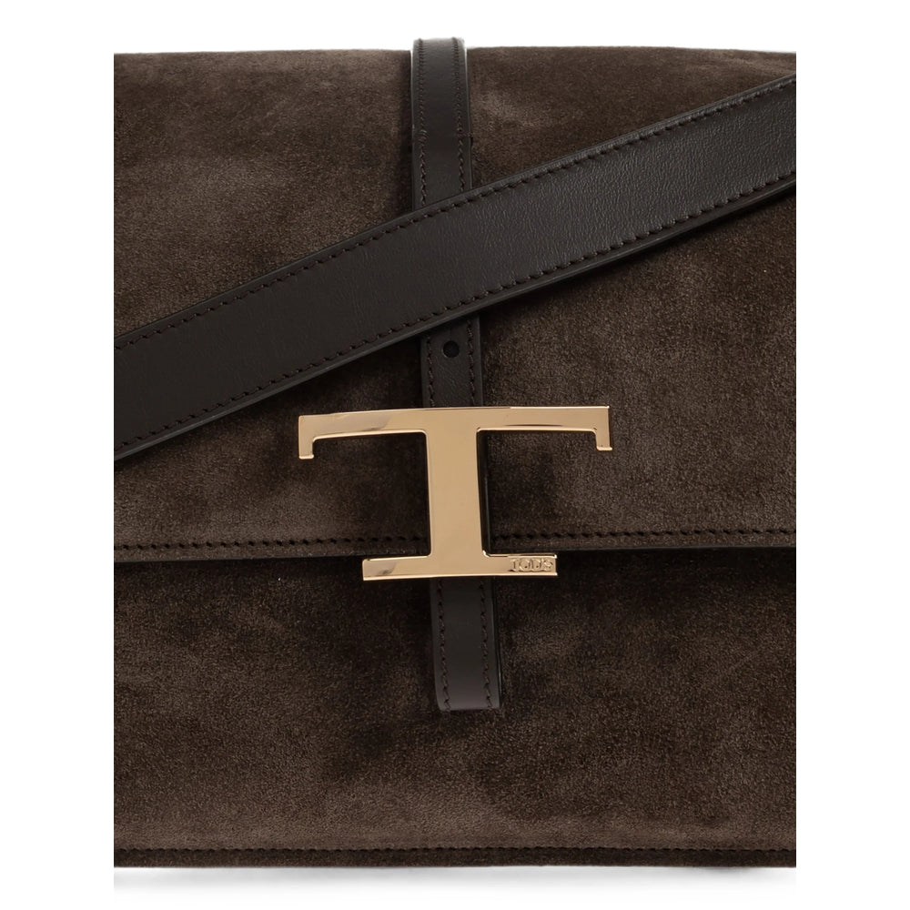 Tod's Brown Shoulder Bags Women TOD'S