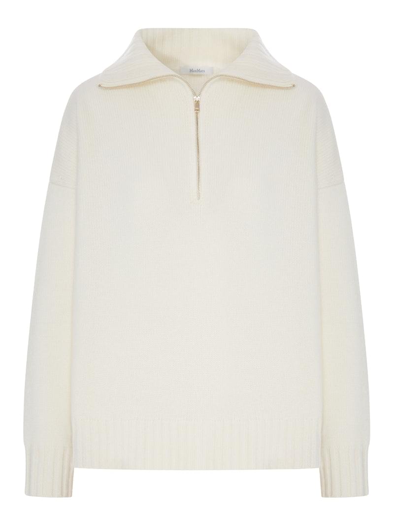 Max Mara Women Oversized Wool Sweater With Wide Collar MAX MARA