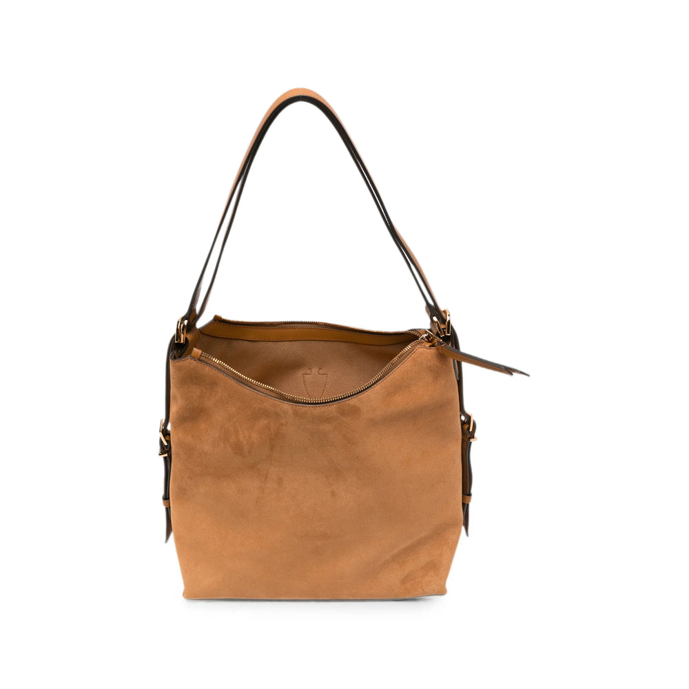 Tod's Women Small T Timeless Suede Shoulder Bag TOD'S