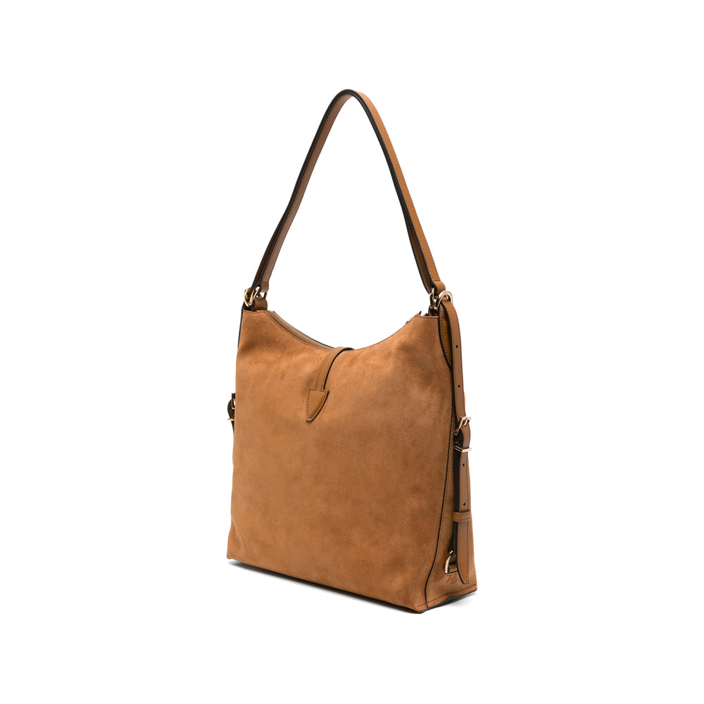 Tod's Women Small T Timeless Suede Shoulder Bag TOD'S