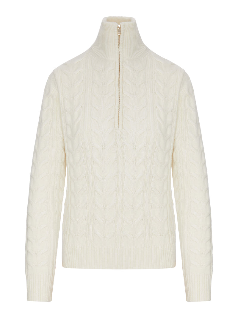 Max Mara Women Wool Sweater With Cable Knit MAX MARA