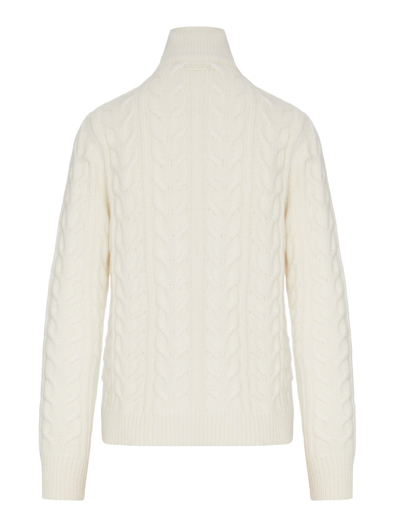 Max Mara Women Wool Sweater With Cable Knit MAX MARA