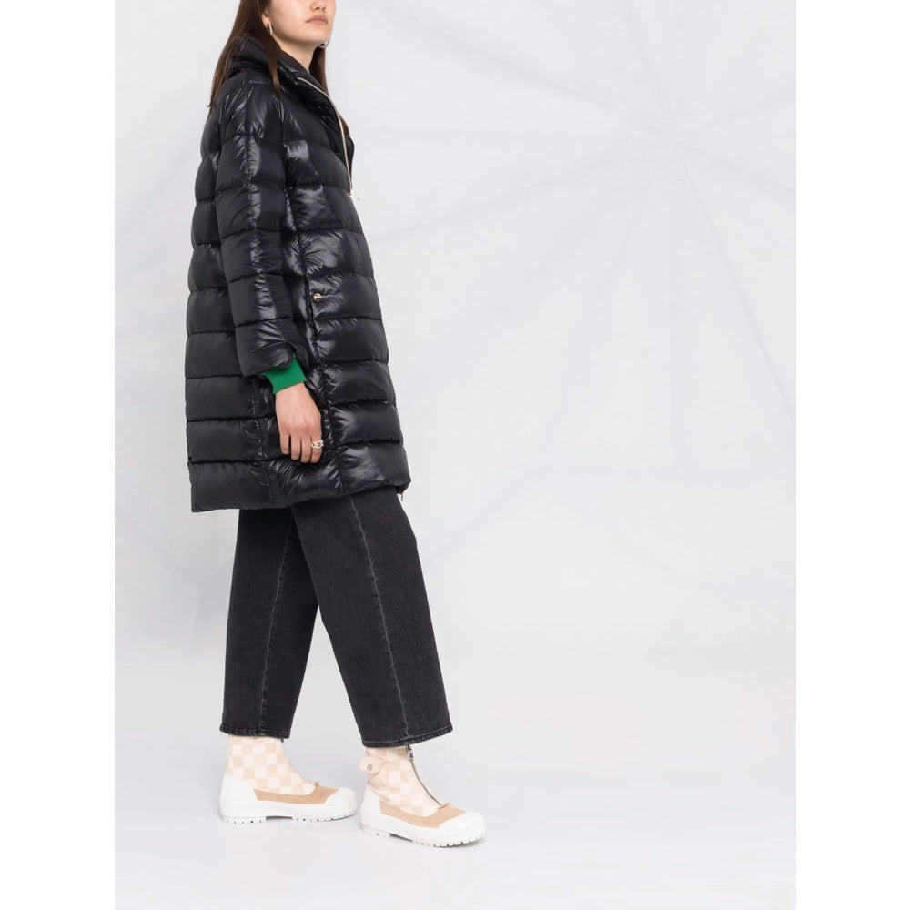Herno Black Coats - Single Breasted Coats Women HERNO