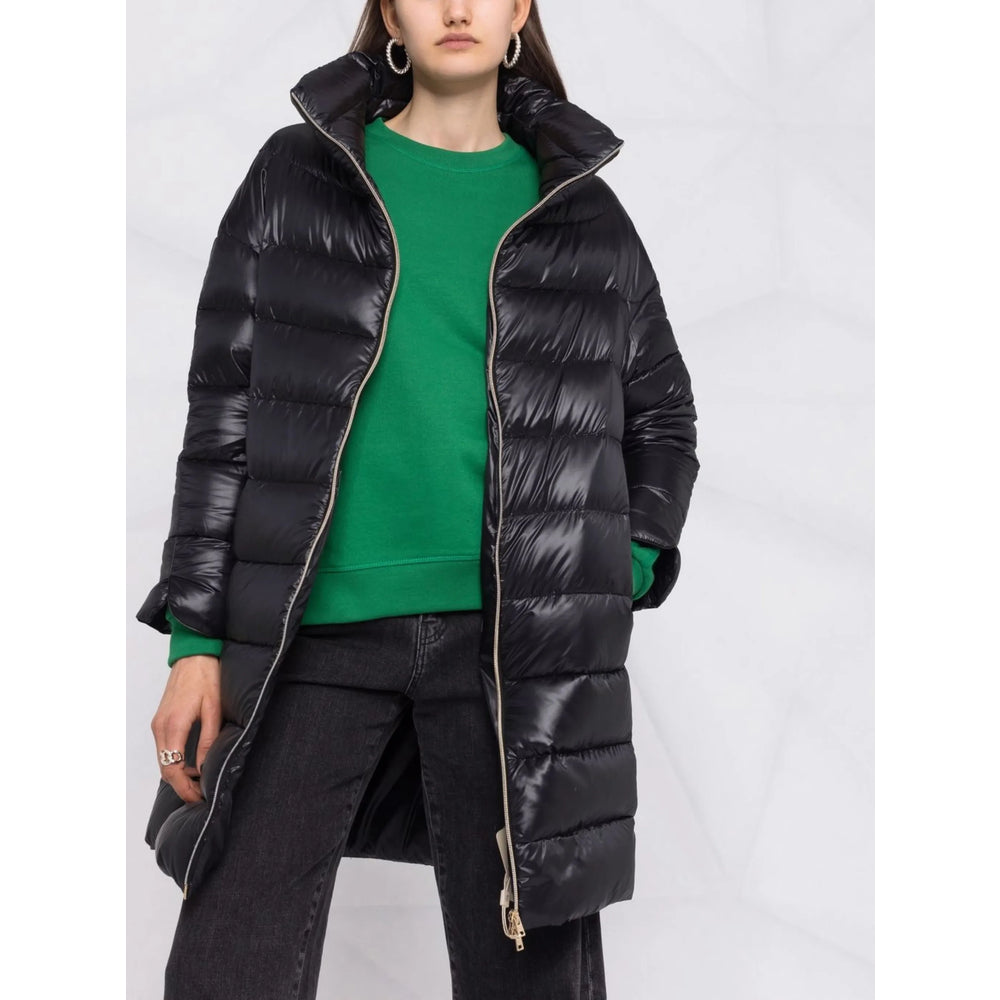 Herno Black Coats - Single Breasted Coats Women HERNO