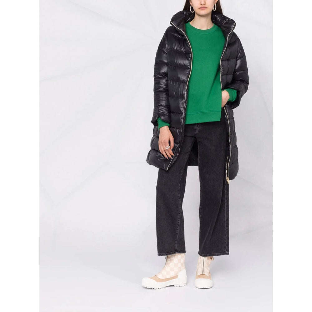 Herno Black Coats - Single Breasted Coats Women HERNO