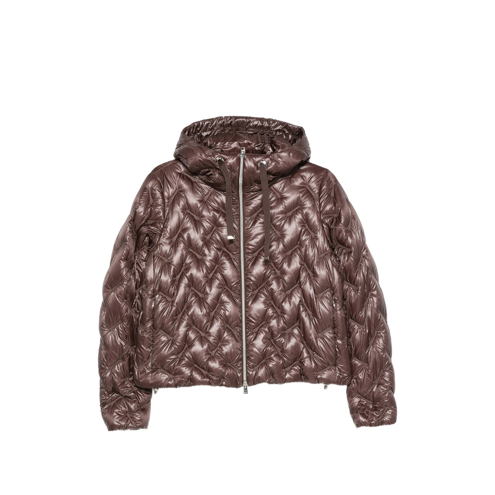 Herno Brown Jackets Women HERNO