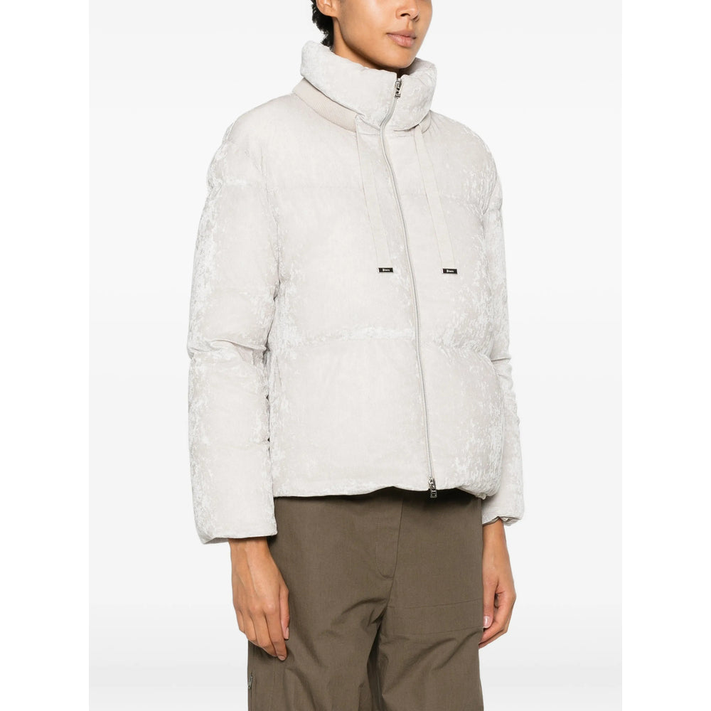 Herno Grey Jackets Women HERNO
