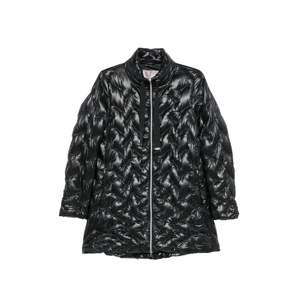 Herno Black Coats - Single Breasted Coats Women HERNO