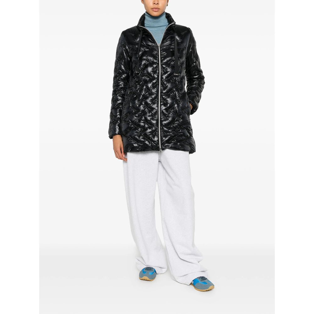 Herno Black Coats - Single Breasted Coats Women HERNO
