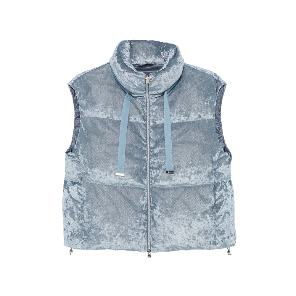 Herno Blue Jackets - Waistcoat & Gilets Women HERNO