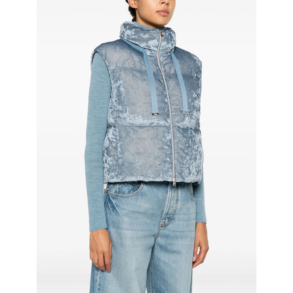 Herno Blue Jackets - Waistcoat & Gilets Women HERNO