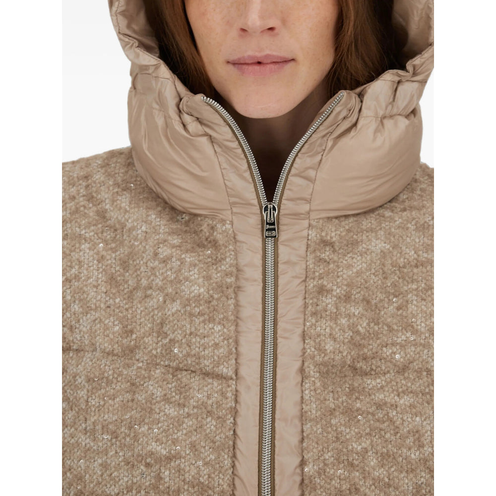 Herno Neutrals Jackets - Puffer Jackets Women HERNO