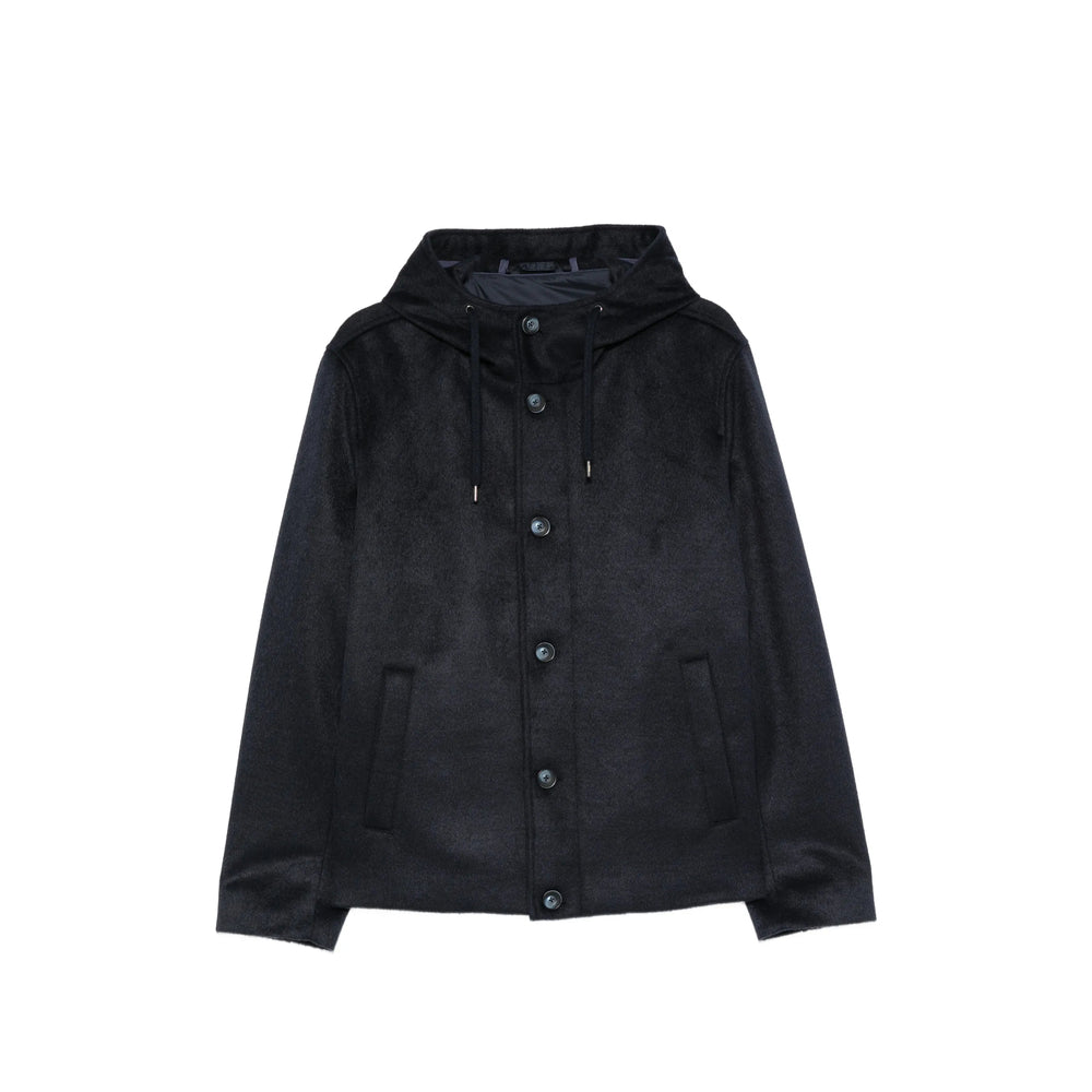 Herno Blue Jackets - Hooded Jackets Men HERNO