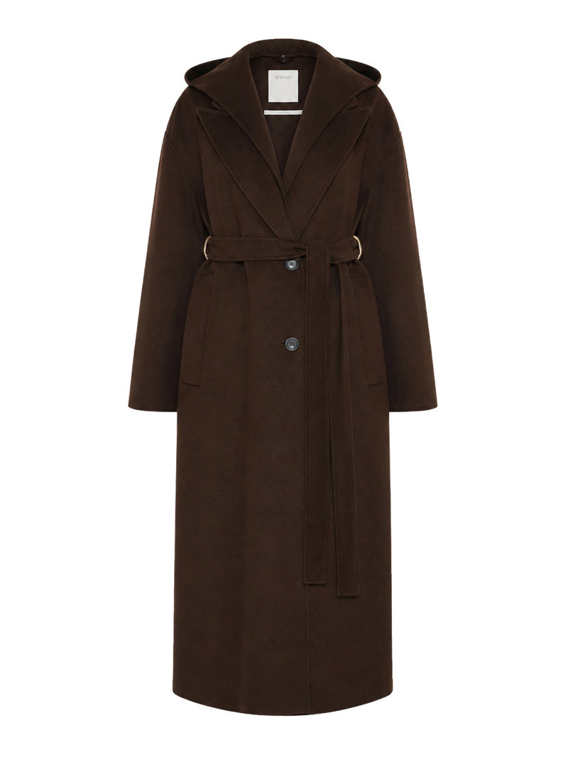 Sportmax Women Oversized Pure Wool Coat SPORTMAX