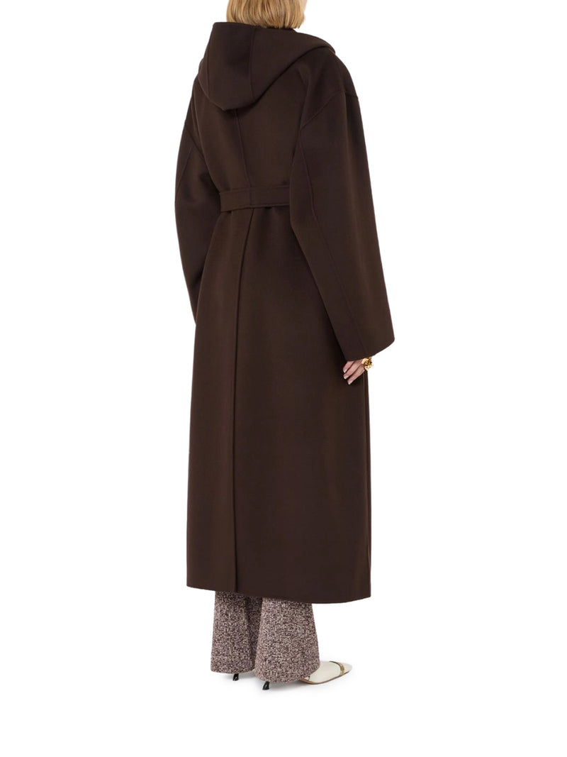 Sportmax Women Oversized Pure Wool Coat SPORTMAX