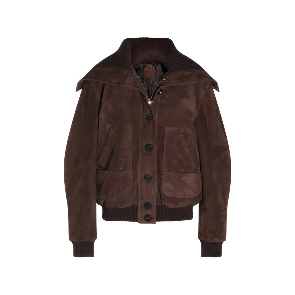 The Attico Brown Jackets - Bomber Jackets Women THE ATTICO