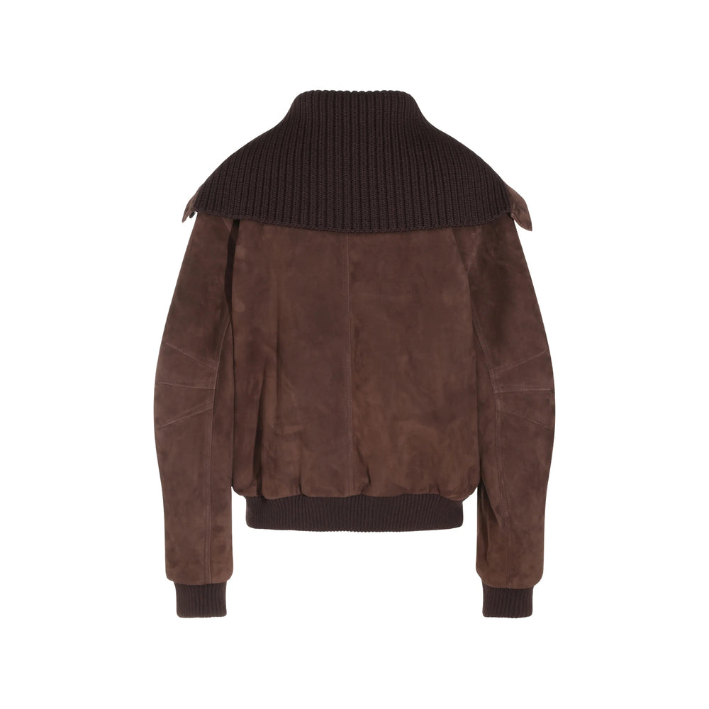 The Attico Brown Jackets - Bomber Jackets Women THE ATTICO