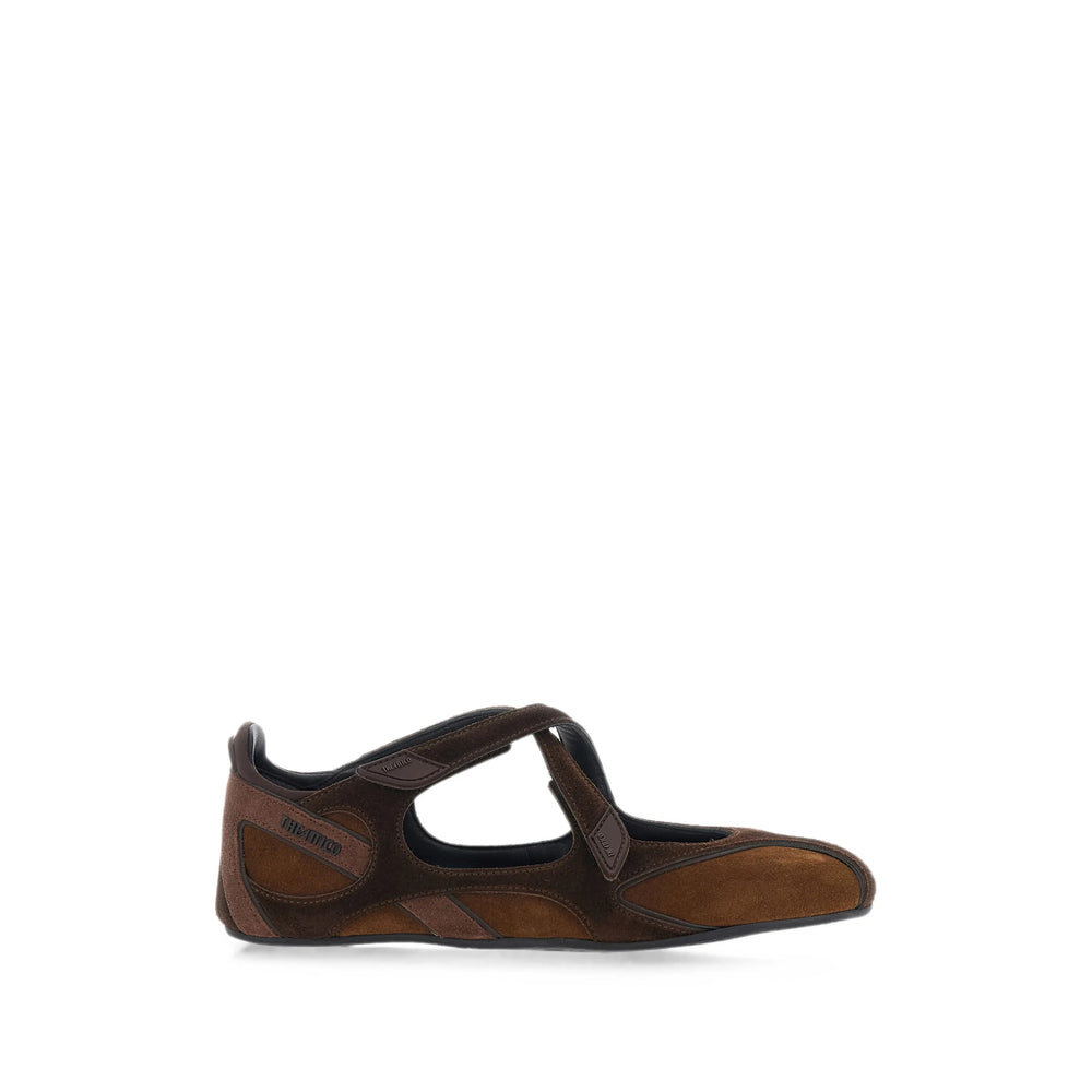 The Attico Brown Ballet Flats Women THE ATTICO
