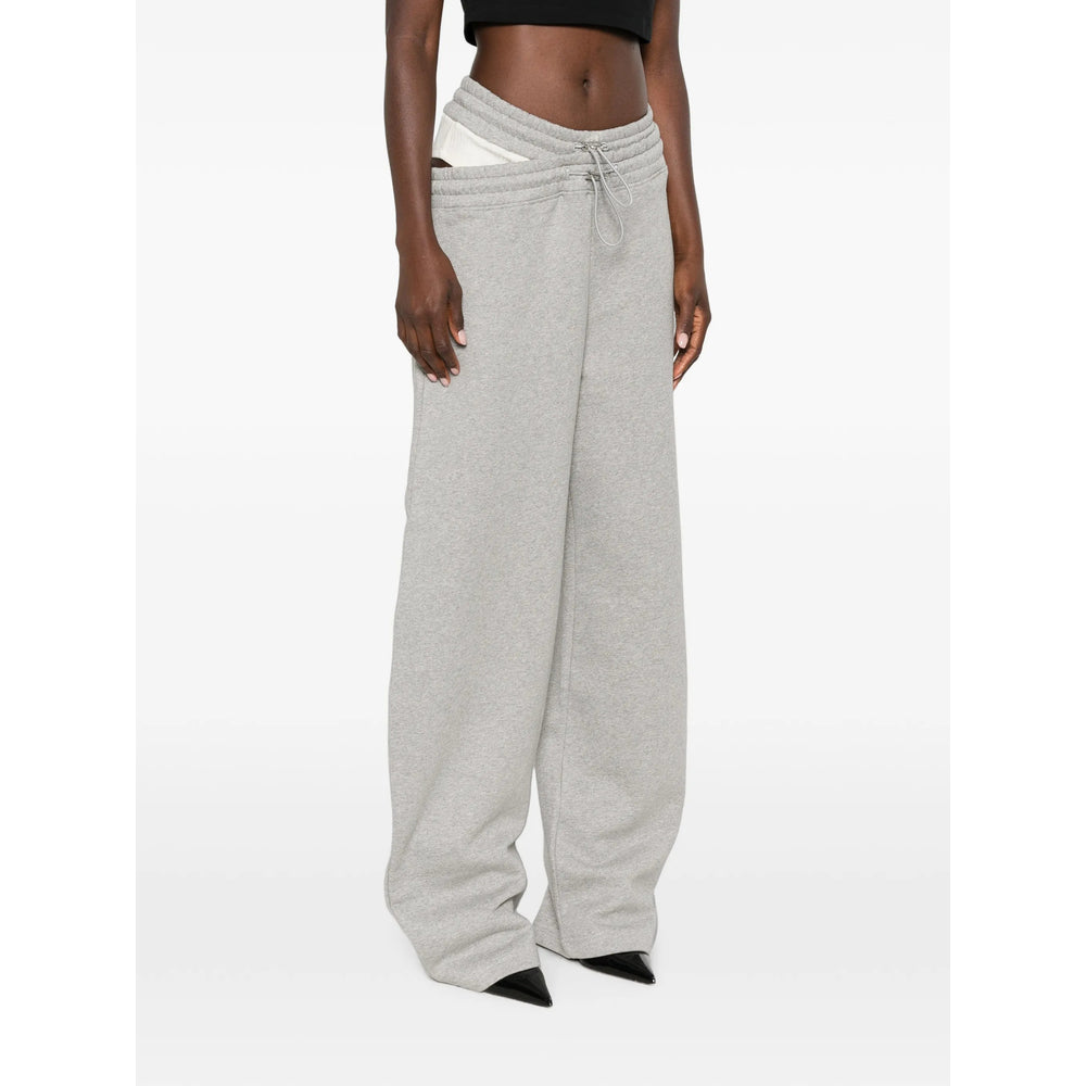 The Attico Grey Trousers - Track Pants Women THE ATTICO