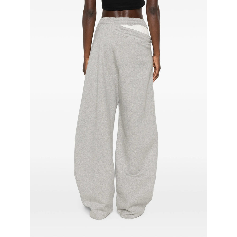 The Attico Grey Trousers - Track Pants Women THE ATTICO