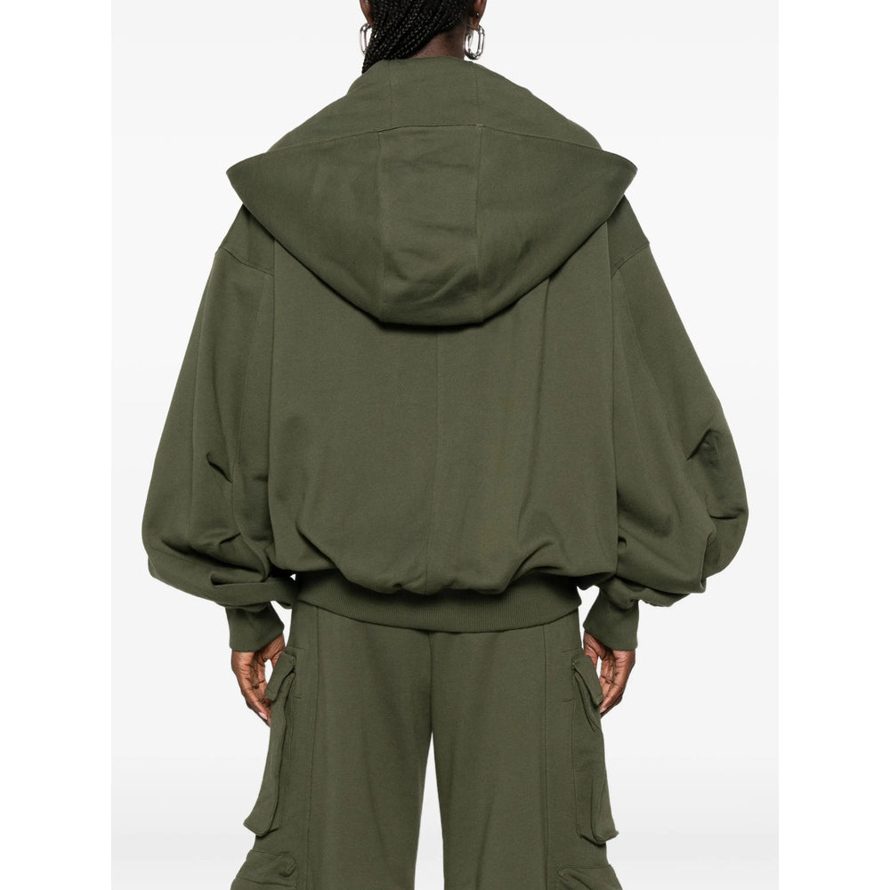 The Attico Green Tops - Hoodies Women THE ATTICO