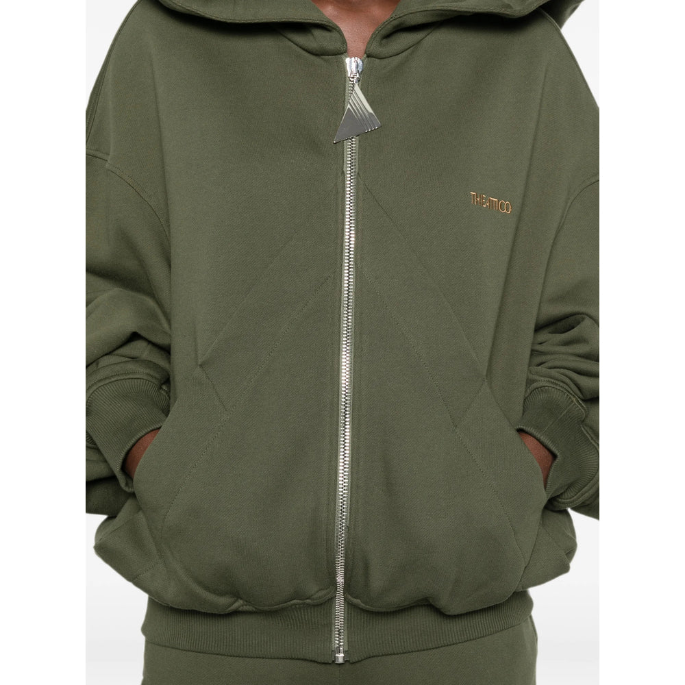 The Attico Green Tops - Hoodies Women THE ATTICO