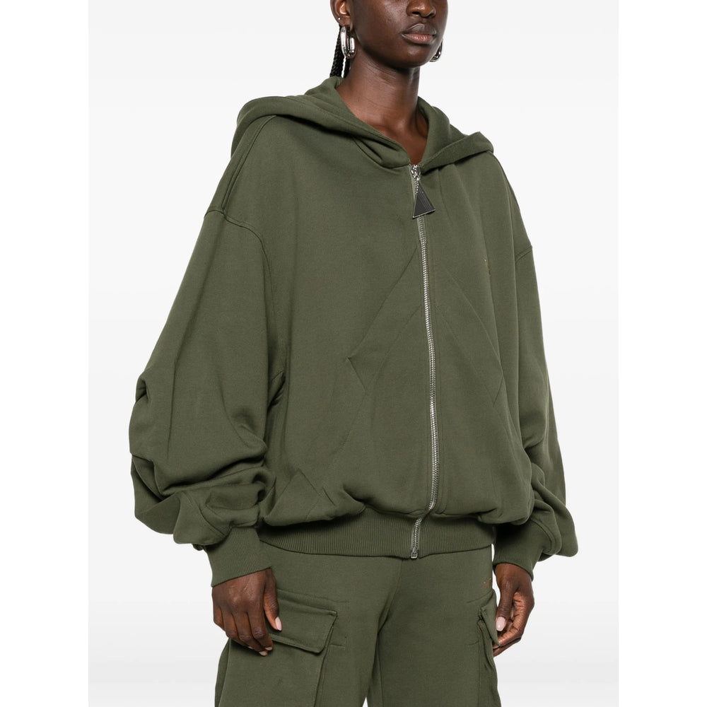 The Attico Green Tops - Hoodies Women THE ATTICO