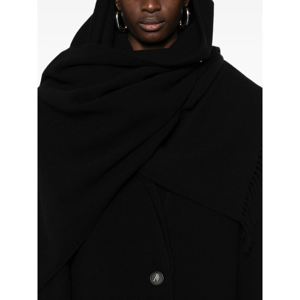 The Attico Black Coats - Single Breasted Coats Women THE ATTICO