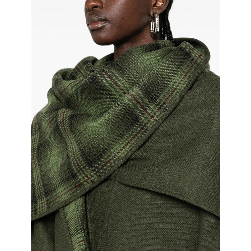 The Attico Green Coats - Single Breasted Coats Women THE ATTICO