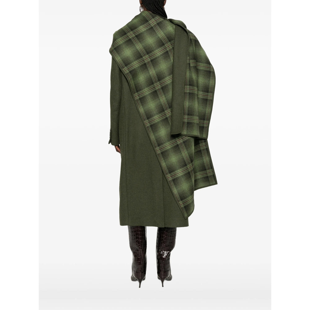 The Attico Green Coats - Single Breasted Coats Women THE ATTICO