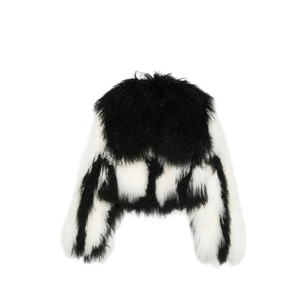 The Attico Black Jackets - Faux Fur & Shearling Jackets Women THE ATTICO