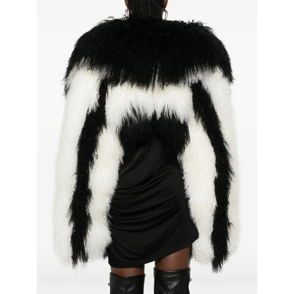 The Attico Black Jackets - Faux Fur & Shearling Jackets Women THE ATTICO