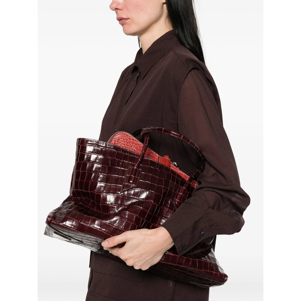 The Attico Red Tote Bags Women THE ATTICO